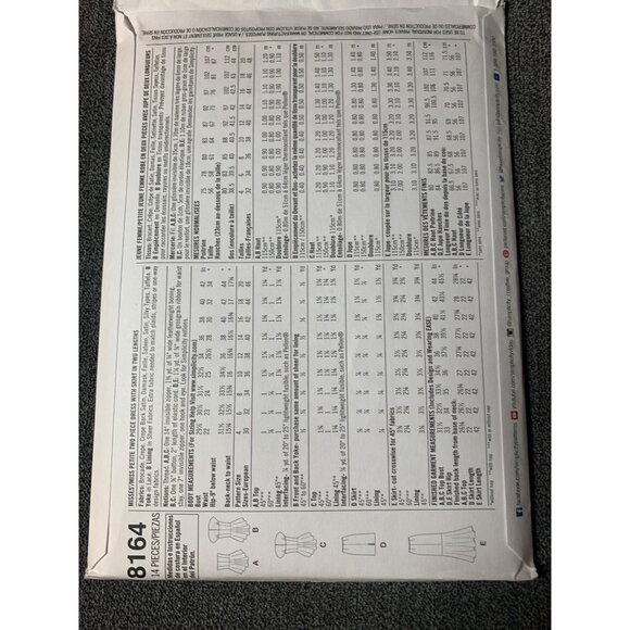 Simplicity Misses Bridal Collection Top Skirt Sewing Pattern sz 4 - 12 8164 - un - Picture 7 of 14